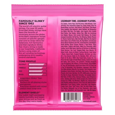 Ernie Ball Super Slinky Nickel Wound Electric Guitar Strings 3-pack, 9-42 Gauge (P03223) - Image 2
