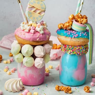 Yupik Cotton Candy Flavored Sprinkles, 2.2 lb (35.2 oz), Low Sugar, Kosher, Cholesterol-Free, Fat-Free, Perfect for Baking and Decorating Ice Cream, Cakes, Cookies, Cupcakes, and Donuts - Image 5