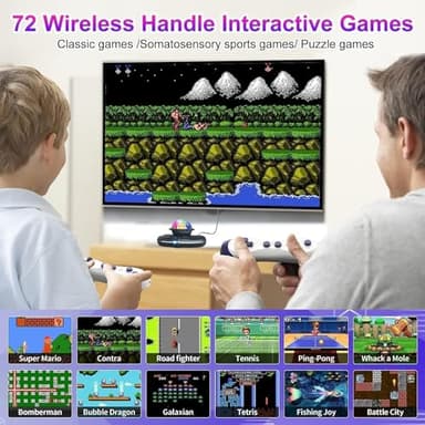 FWFX Dance Mat for TV Games - Wireless Musical Electronic Dance Pad for Kids & Adults, 2-Player Indoor Active Exercise Game for Family Parties, Birthday for Boys and Girls - Image 4