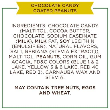 Russell Stover Sugar Free Chocolate Candy Coated Peanut Gems, 7.5 Ounce Bag (Pack of 5) - Image 3
