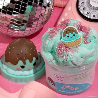 Original Squishmallow Maya The Ice Cream Premium Cloud Slime, Chocolate-Scented, Party Favors for Kids 8-12, Girl Toys 8-10 Years Old, Slime Kit for Girls Ages 8-12, Slime for Kids - Image 5
