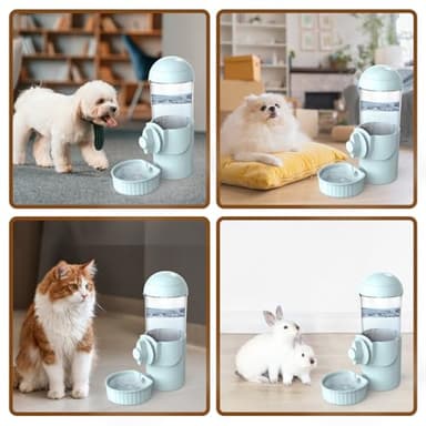 Pet Auto Water Dispenser, Water Bowl for Cage, Small Aniaml Food Dish for Rabbits, Ferrets, Cats, Birds,Dog - Image 6