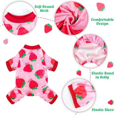Dog Pajamas Soft Lightweight Dog Onesies Outfit Clothes for Small Medium Large Puppy Pjs for Pet Boys Girls Dogs Cats - Image 5