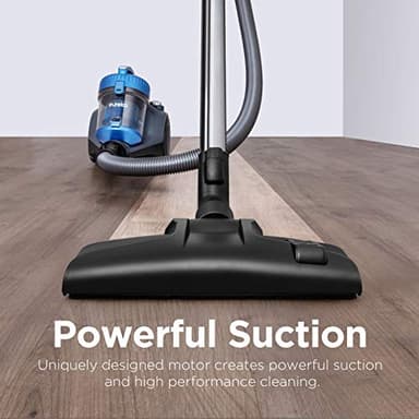 Eureka WhirlWind Bagless Canister 2.5L Vacuum Cleaner, Lightweight Vac for Carpets and Hard Floors, NEN110A, Blue - Image 2