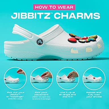 Crocs Jibbitz Charms 3-Packs for Her | Jibbitz for Crocs, Weekend Vibes, Small - Image 6