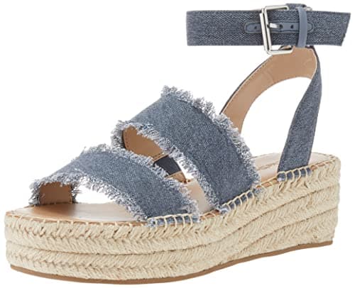 The Drop Women's Listilla Espadrille Wedge Sandal, Chambray, 8.5 - Image 1
