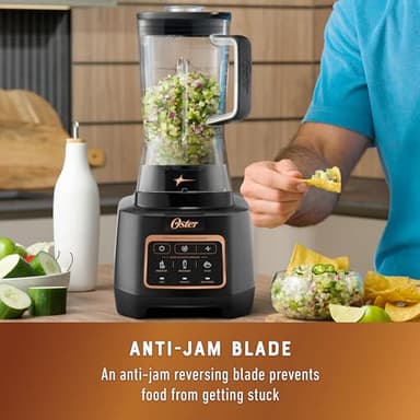 Oster Extreme Mix Blender, 1500-Watt High-Speed Countertop Blender with 64oz Jar & Auto Programs, Perfect for Smoothies, Milkshakes, Salsa - Image 3