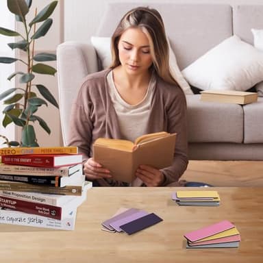 UMETDO 84PCS Magnetic Bookmarks Book Mark, 12 Colors Magnet Bookmark Clips Bulk, Cute Gifts Book Marks for Reading Women Men, Bookmarks for Book Lovers - Image 6