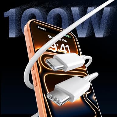 iPhone 17 16 15 Pro Max Charger Fast Charging, 45W USB C Dual Port Block iPhone 17 16 Pro Max Charger 10 FT Long Type C Cable Cord for iPhone 17/17 Pro/17 Pro Max/Air/16/15, Samsung S25 Android Phone - Image 4