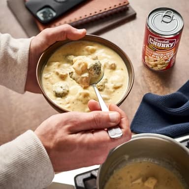 Campbell's Chunky Soup, Chicken Broccoli Cheese Soup, 18.8 Oz Can (Case of 12) - Image 6