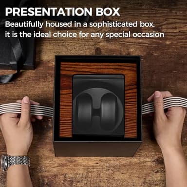 BEWISHOME Watch Winder for Automatic Watches, Automatic Watch Winder Box Watch Spinner with LED Light, Double Watch Winder with Quiet Motor Wooden 4 Modes Battery or Type-C Adapter, Brown SYQ02Y - Image 8