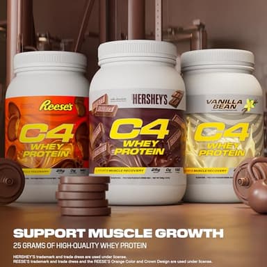 Cellucor C4 Whey Protein Powder, Vanilla Bean - 25g Protein, 0g Added Sugar, 130 Calories Per Serving, Supports Muscle Recovery, 28 Servings, Premium Whey for Post-Workout - Image 7