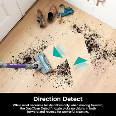 Shark IP1251 PowerDetect Cordless Stick Vacuum, HEPA Filtration, 70-Minute Runtime, Carpet & Hard Floor, Portable, XL Dust Cup, Perfect for Pet Hair (Renewed) - Image 5