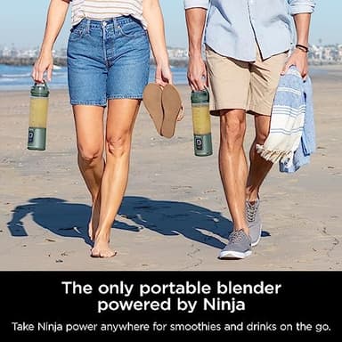 Ninja BC151EM Blast Portable Blender, Cordless, 18oz. Vessel, Personal Blender-for Shakes & Smoothies, BPA Free, Leakproof-Lid & Sip Spout, USB-C Rechargeable, Dishwasher Safe Parts, Forest Green - Image 2