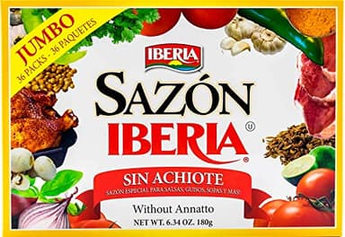 Iberia Sazon Seasoning Without Annatto, 6.34 Oz, 36 Pack - Image 1