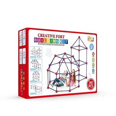 Fort Building Kit for Kids,STEM Construction Toys, Christmas & Birthday Gift for 4 5 6 7 8 9 10 11 12 Years Old Boys and Girls,Ultimate Creative Set for Indoor & Outdoors Activity,140 Pcs,Original - Image 8