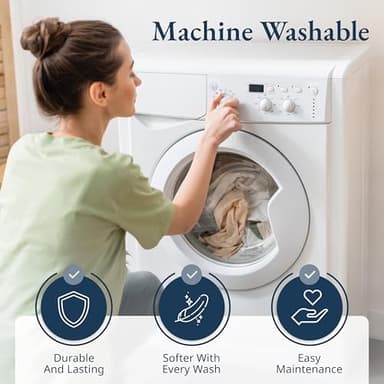 LANE LINEN 100% Organic Cotton Twin Fitted Sheets, 2-Piece Set (1 Fitted Sheet, 1 Pillowcase), Percale Weave, Cotton Sheet, Soft, Breathable, Fits Mattress Upto 15' Deep - Sepia Rose (No Flat Sheet) - Image 8