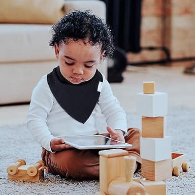 Baby Bandana Drool Bibs for Boys Girls,Super Absorbent Triangle Baby Bibs for Drooling and Teething,100% Cotton Soft for Infant,Newborn 12Pack - Image 6