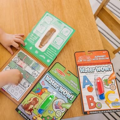 Melissa & Doug Water Wow! - Water Reveal Pad Bundle - Animals, Alphabet, Numbers and More - FSC Certified - Image 8