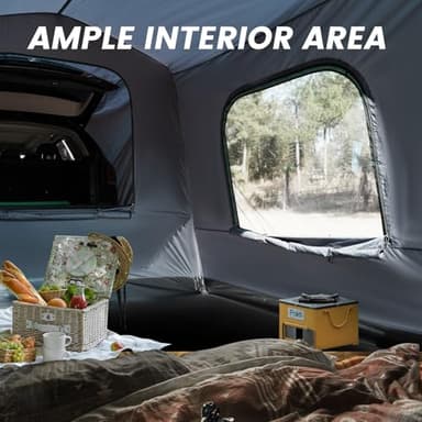 WildFinder SUV Tent, 5-9 Person Rectangle Car Tent for Family, Waterproof & Windproof for Car Camping, Large Camping Tents with Storage Bag, SUV, Van, Jeep, Pickup 8FT L x 10.6FT W x 7.2FT H - Image 7