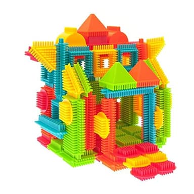 PicassoTiles 120pcs Hedgehog Interlocking Building Blocks Tiles Construction Toy Set Learning Playset STEAM Development Preschool Kindergarten Toy for Kids Age3+ PTB120 - Image 4