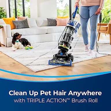 BISSELL CleanView Swivel Rewind Pet Reach Vacuum Cleaner, with Quick Release Wand, Swivel Steering and Automatic Cord Rewind, 3197A (Color May Vary) - Image 3
