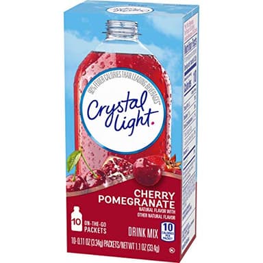 Crystal Light Sugar-Free Cherry Pomegranate Drink Mix (10 On-the-Go Packets) - Image 9