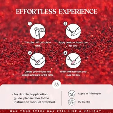 Beetles Halloween Gel Polish Set 39Pcs Red Burgundy Blue Green Nude Pink Purple Gel Nail Polish with Base Matte Glossy Top Coat for Manicure Lovers DIY at Home Gift for Women Enchanted Jewelry - Image 8