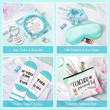 Teacher Appreciation Gifts, Teacher Gifts for Women Thank You Gifts Basket for Teachers - Image 5