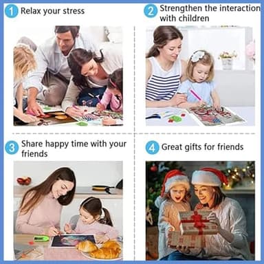 SDYJQ Cat Diamond Art Kits for Adults, Diamond Painting Rose Kits for Adults Beginner, Diamond Arts and Crafts for Home Wall Decor and Gift 12x16 Inch - Image 7