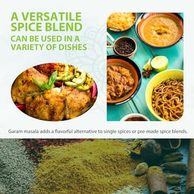 Soeos Garam Masala, 3.2 oz (90g), Garam Masala Spice Powder, All Natural, Vegan, No Colors, Kosher, Indian 8-Spice Blend, Masala Seasoning - Image 5