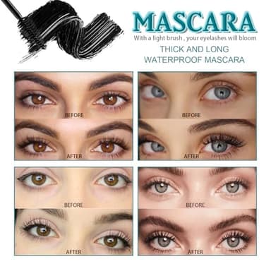 Thrive Mascara (Black 10.7g/0.38 OZ), Thrive Mascara Liquid Lash Extensions - Brynn Thick and Slender, Waterproof and Sweat Resistant - Image 3
