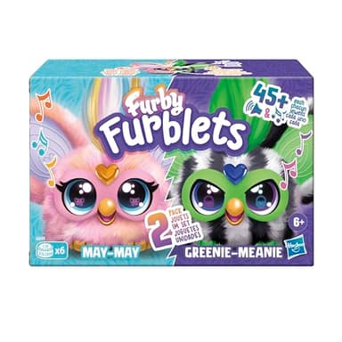 Furby Furblets Fierce & Fabulous 2 Pack, Greenie-Meanie & May-May with 45 Sounds Each, Electronic Plush Toys for Girls & Boys, Back to School Gifts, Ages 6+ (Amazon Exclusive) - Image 3