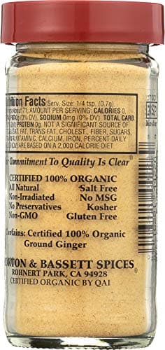 Morton & Basset, Ginger Ground Organic, 2 Ounce - Image 3