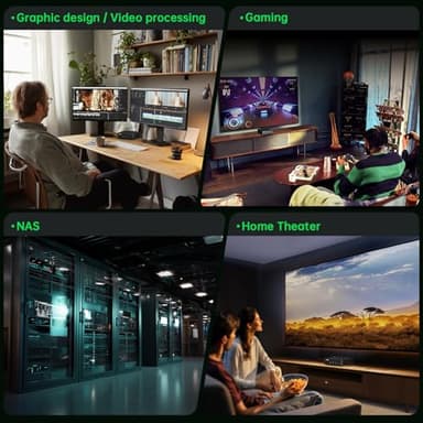 ASUS NUC 15 Pro Small Desktop Computer, Intel Series 2 Core Ultra 7 255H, 64GB DDR5 RAM, 2TB PCIe SSD, Intel Arc 140T GPU, 8K Display, Win 11 Pro, Thunderbolt 4, WiFi 7, for Research Lab & AI Training - Image 9