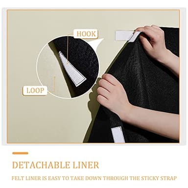 RYB HOME Soundproof Curtains 108 inches Blackout Energy Saving Grommet Curtains Window Treatment Panels for Bedroom Studio Sliding Glass Door, W 52 x L 108 inches, Beige, 2 Pcs - Image 7