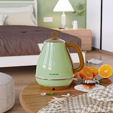 Evoloop 1.7L Electric Kettles, BPA Free Tea Kettle, Hot Water Boiler Heater, Stainless Steel Teapot, Auto Shut-Off & Boil-Dry Protection, 120V/1500W - Image 8