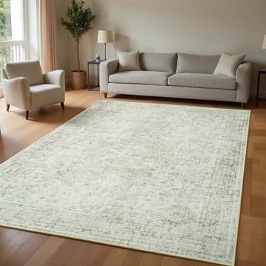 5x7 Area Rugs for Living Room, Washable Rug for Bedroom, Soft Non Slip Kitchen Rug for Indoor Floor, Modern Carpet for Dining Room Classroom Dorm Kids Playroom Nursery, Home Office Decor - Image 2