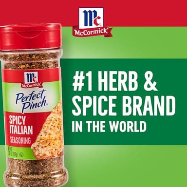 McCormick Perfect Pinch Seasoning, Spicy Italian, For Adding Italian Flavor with a Kick to Pizza, Pasta, Dressings & Sauces, 3.88 oz - Image 19