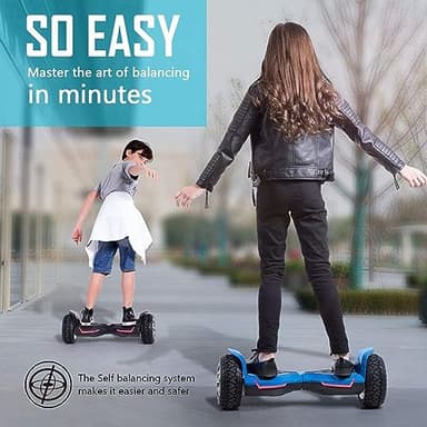 Gyroor Warrior 8.5 inch All Terrain Off Road Scooter with Bluetooth Speakers and LED Lights, UL2272 Certified Self Balancing Scooter - Image 7