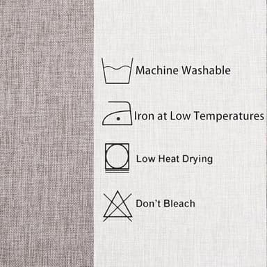 Hiasan Faux Linen Rectangle Tablecloth - Wrinkle and Stain Resistant Washable Table Cloth for Kitchen Dining Room Holiday Table Cover for Party Dinner, Stone, 60 x 120 Inch - Image 7