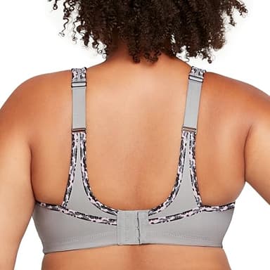 Full Figure Plus Size No-Bounce Camisole Sports Bra Wirefree #1066 - Image 2