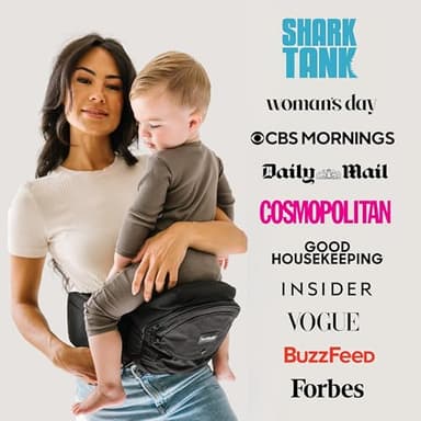 Tushbaby The Original Premium Quality Hip Seat Carrier – Safety-Certified Baby & Toddler Carrier with Secure Safety Buckles, No-Flimsy-Foam Design, Storage Pockets & Nursing Pillow. 0–3 yrs - Image 2