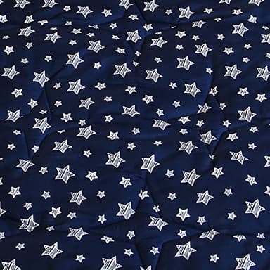Playpen Mat 8 Panel Navy Fits for Regalo My Play Deluxe Extra Large Portable Play Yard, Non Slip Baby Octagon Playpen Mattress Pad, Navy Star Print Playard Pad - Image 2
