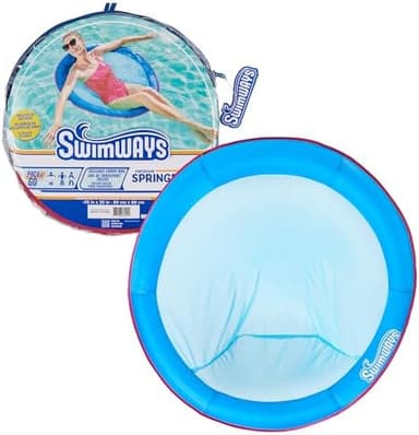 SwimWays Spring Float Premium Papasan Pool Lounger, Inflatable Pool Floats Adult with Fast Inflation for Ages 15 & Up - Image 3