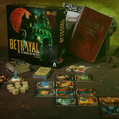 Avalon Hill Hasbro Gaming Betrayal at The House on The Hill 3rd Edition Cooperative Board Game,Ages 12 and Up,3-6 Players,50 Chilling Scenarios - Image 3