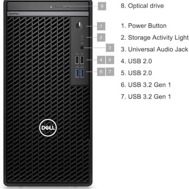 Dell Optiplex 7010 Business Tower Desktop | Intel Core i7-12700K (up to 5.0 GHz) | Intel UHD 770 Graphics | 32GB RAM | 1TB SSD | HDMI+DP | RJ45 | DVD-RW | Wi-Fi + Bluetooth | Windows 11 Pro - Image 5