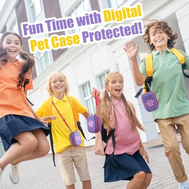 Mity rain Interactive Toy Digital Pet and Case Compatible with Bitzee, 3 in 1 Portable Holder for Hand/Neck/Bag Carrying with Storage Pocket, Electronic Pets Toys Accessories - Image 6