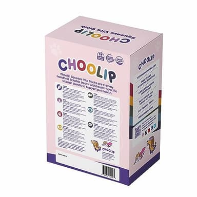 Choolip Squeeze Vita Stick Lickable Cat and Dog Treats – 49-Count Variety Pack with Multivitamins, Soft Squeezable Paste for All Life Stages, Supporting Overall Health - Box with 7 Pouches - Image 8