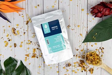 Elevate Tea Hibiscus Fruit Tea - Loose Leaf Hibiscus Tea, Caffeine Free, 3 oz Pouch - 30 Cups, Hot & Iced Tea, No Artificials, 2 Pack - Image 3